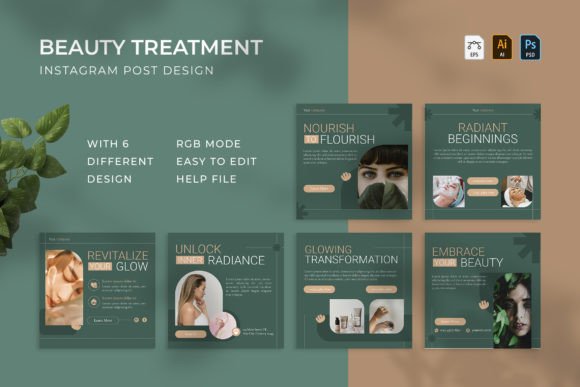 Download Beauty Treatment - Instagram Post - Beauty Collection