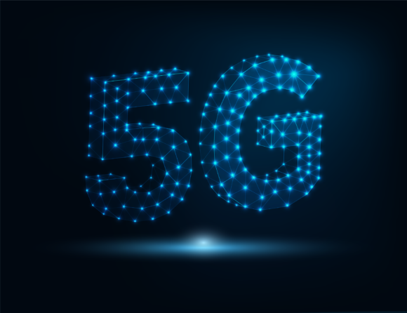 Download Technology 5G Low Polygonal Graphic - Polygon Collection