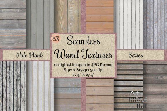 Download 12 Seamless Pale Plank Textures 8K Floor - Floor Collection