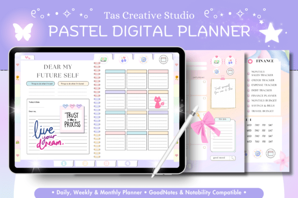 Download All-in-One Digital Planner ( 72 Pages ) - Premium Bundle