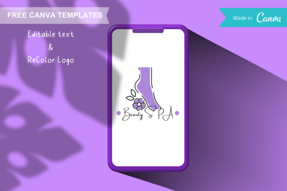 Download Canva Logo Templates - Foot Relaxing - Relax Collection