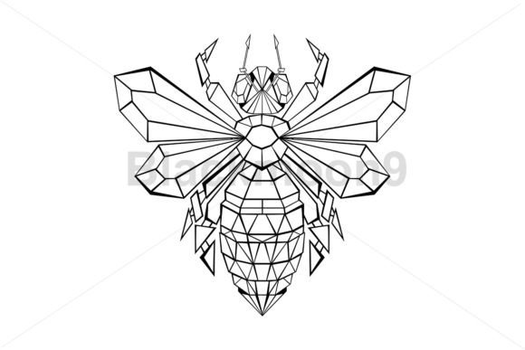 Download Polygonal Bee - Polygon Collection